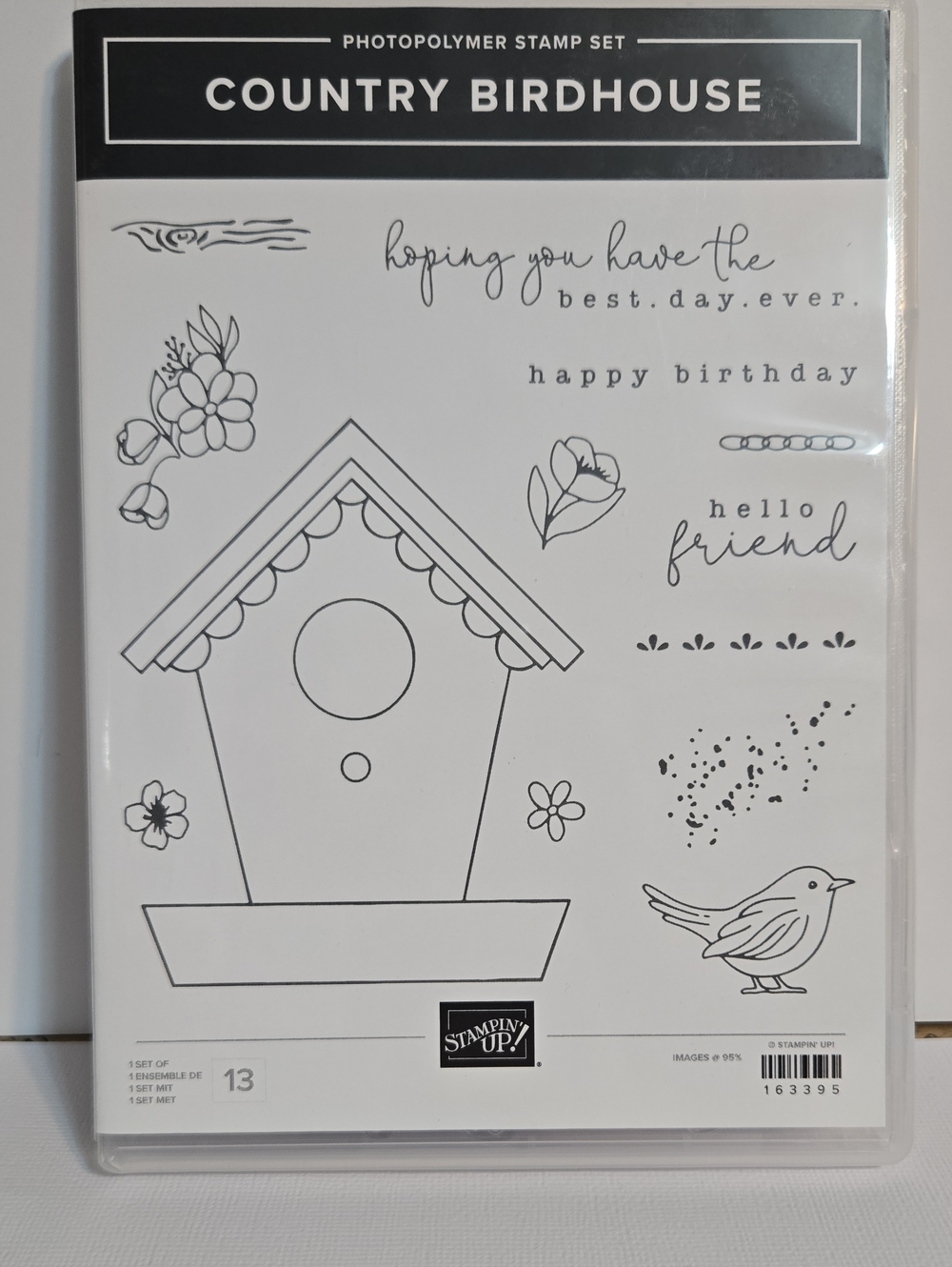 Stampin' Up! Country Birdhouse Stamp Set NWT